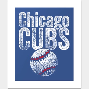 Cubs Vintage Weathered Posters and Art